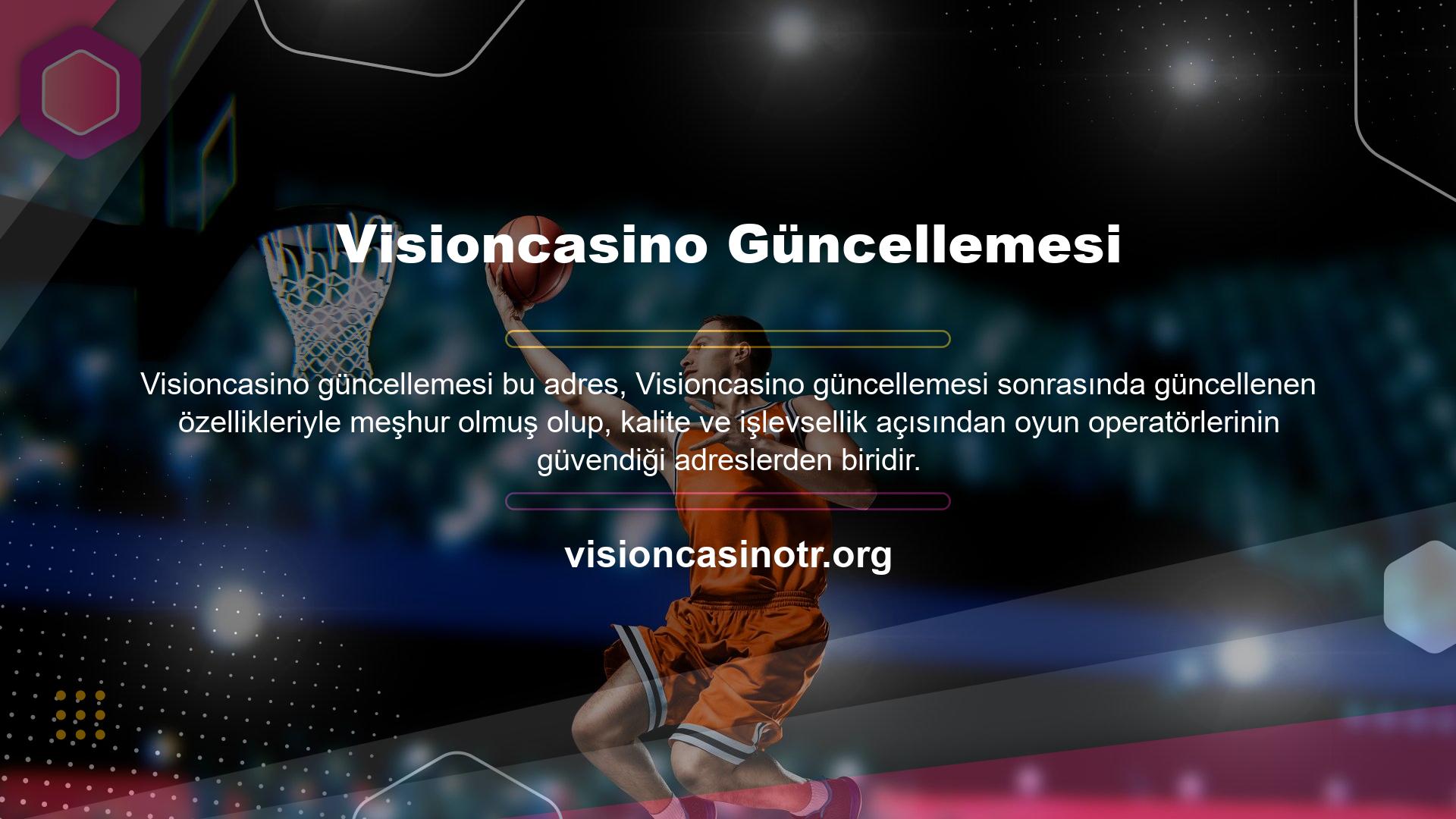 Visioncasino bahis sitesine kayıt olurken doğru kararı vermeniz gerekiyor